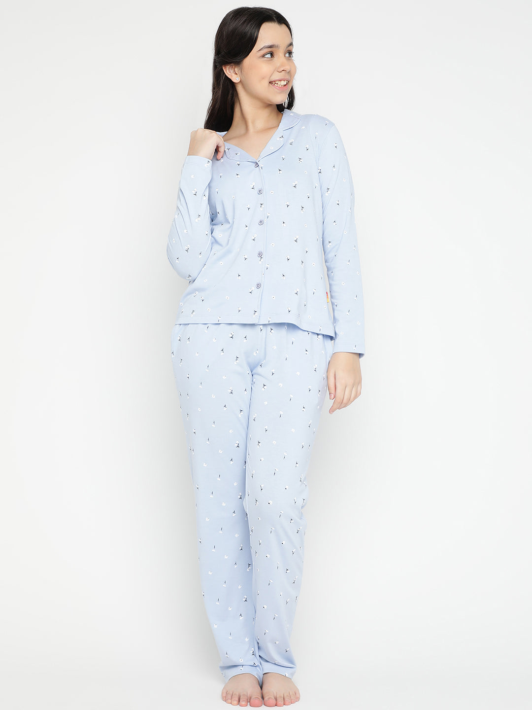 Lil Tomatoes Girls Cotton Night Suits
