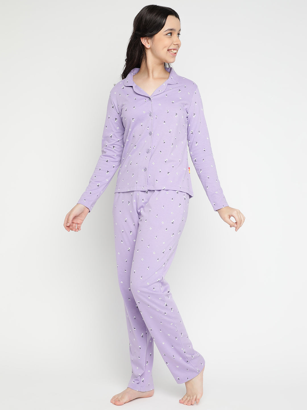Lil Tomatoes Girls Cotton Night Suits