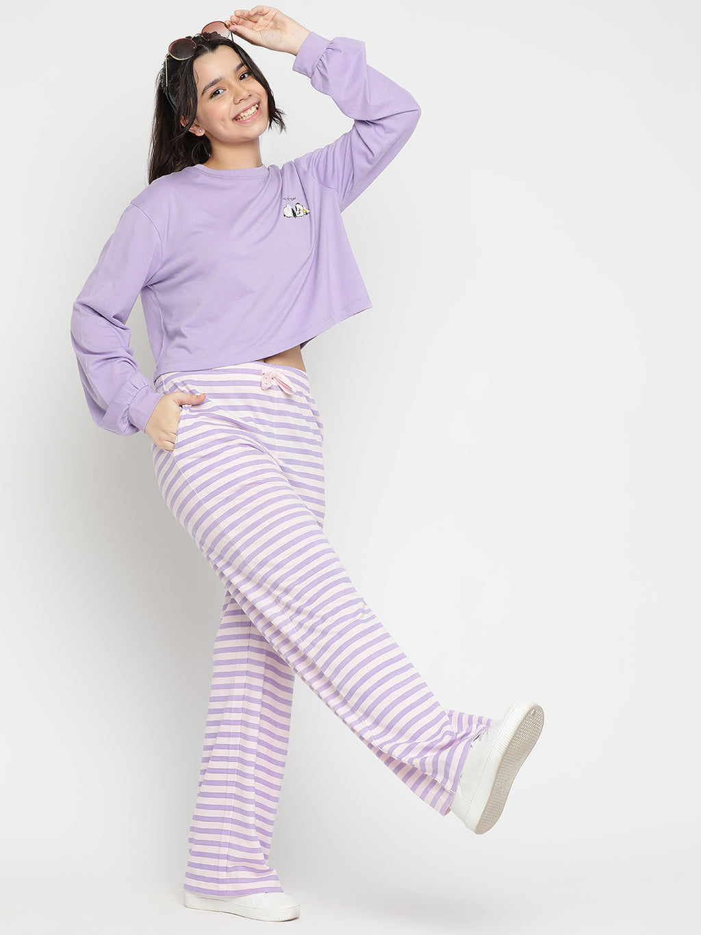 Lil Tomatoes Girls Cotton Night Suits