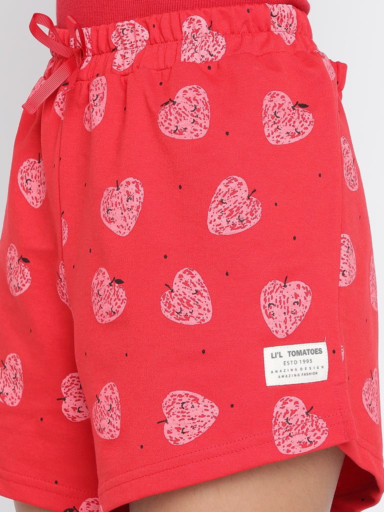 Lil Tomatoes Girls Disney Cotton Looper Shorts