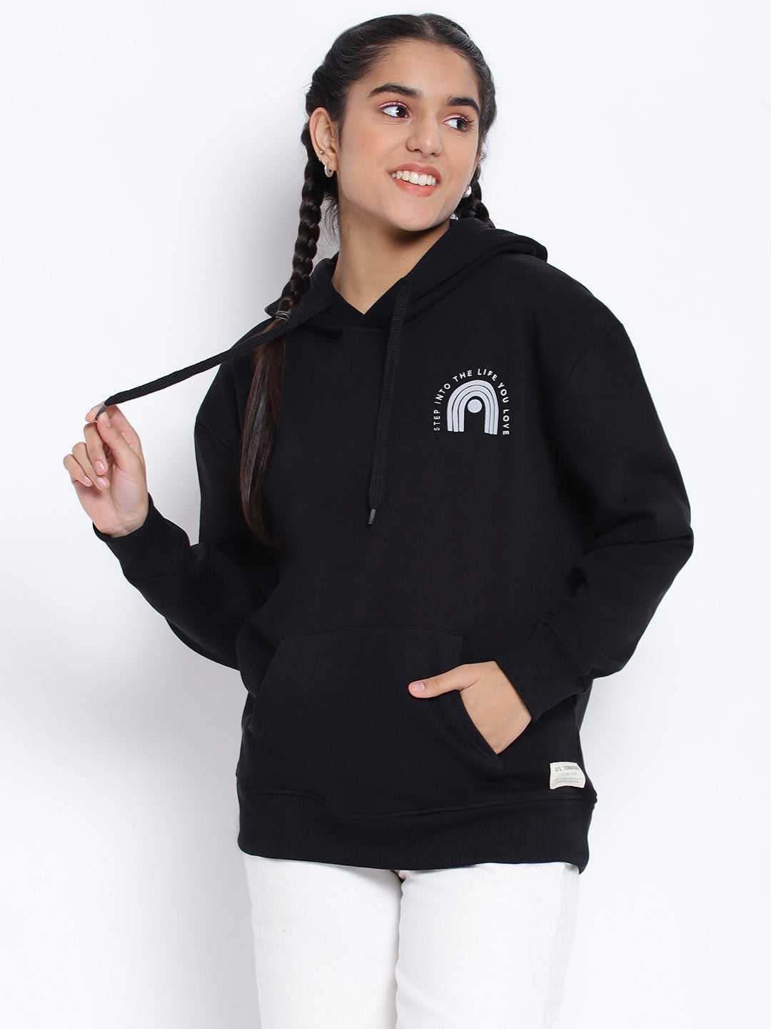 Lil Tomatoes Girls Cotton Fleece Sweatshirt