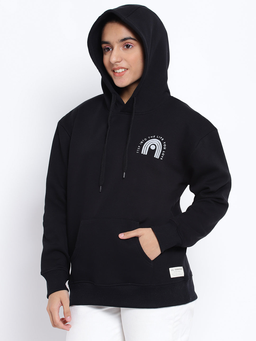 Lil Tomatoes Girls Cotton Fleece Sweatshirt