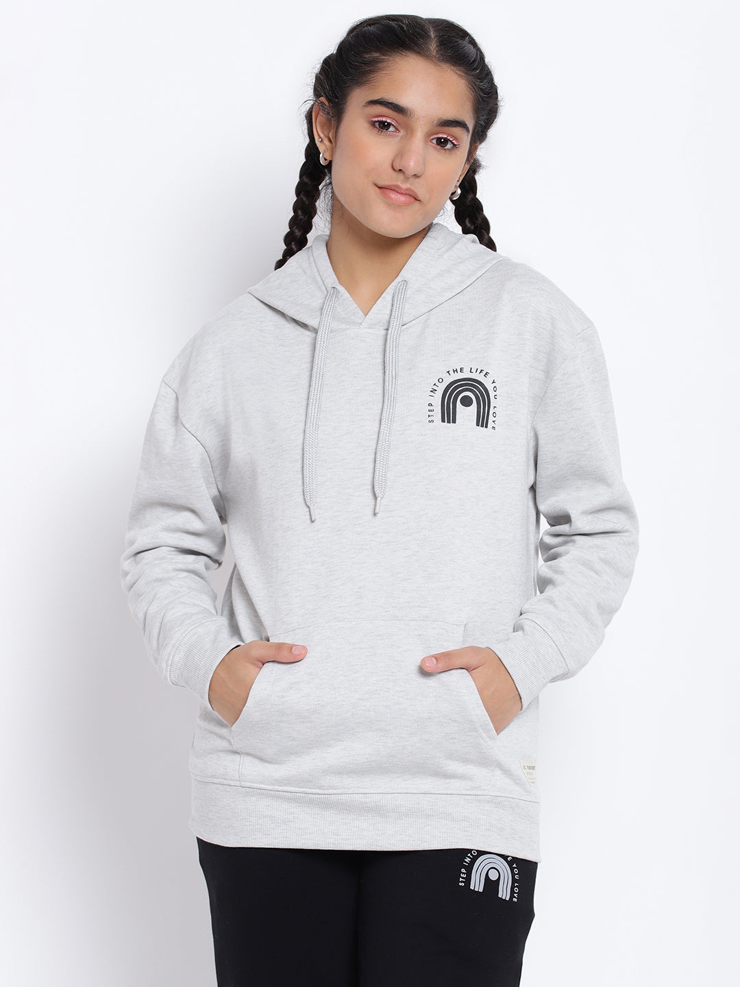 Lil Tomatoes Girls Cotton Fleece Sweatshirt