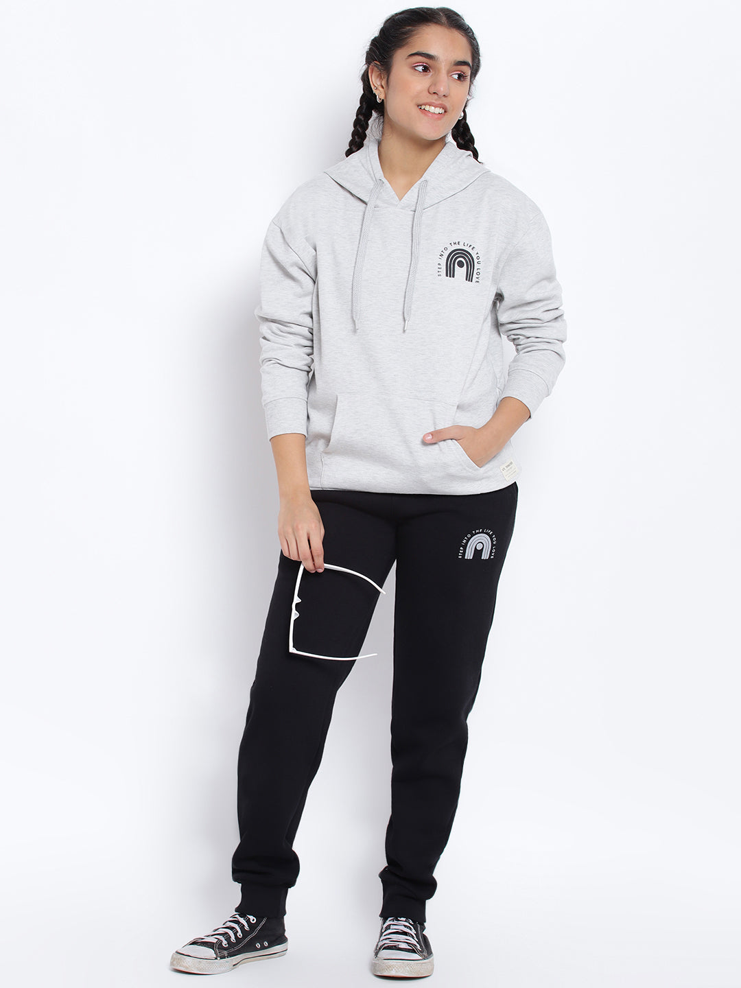 Lil Tomatoes Girls Cotton Fleece Sweatshirt