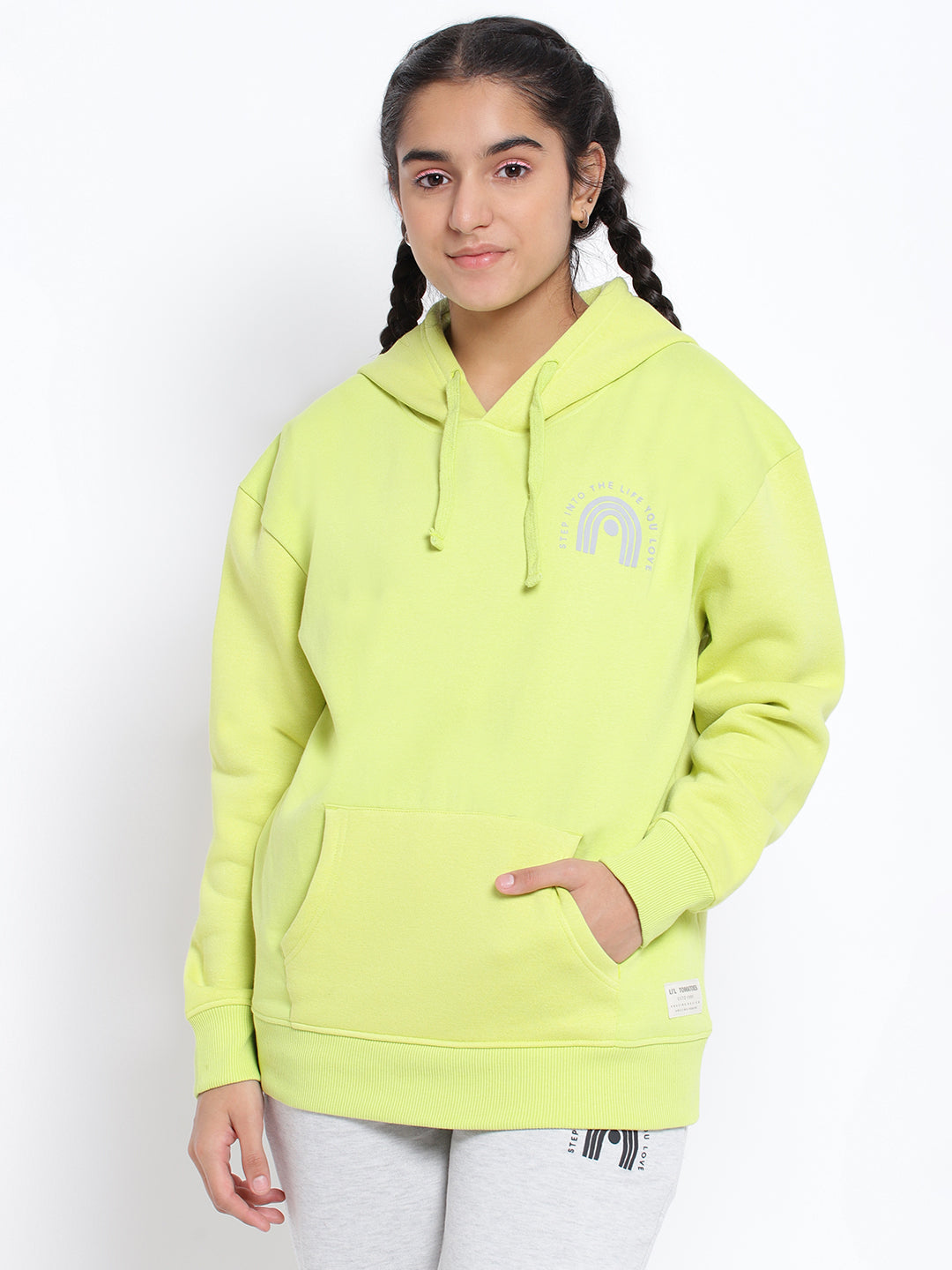 Lil Tomatoes Girls Cotton Fleece Sweatshirt