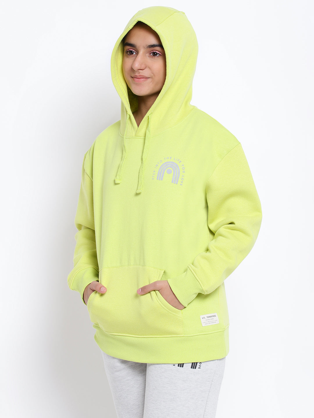 Lil Tomatoes Girls Cotton Fleece Sweatshirt