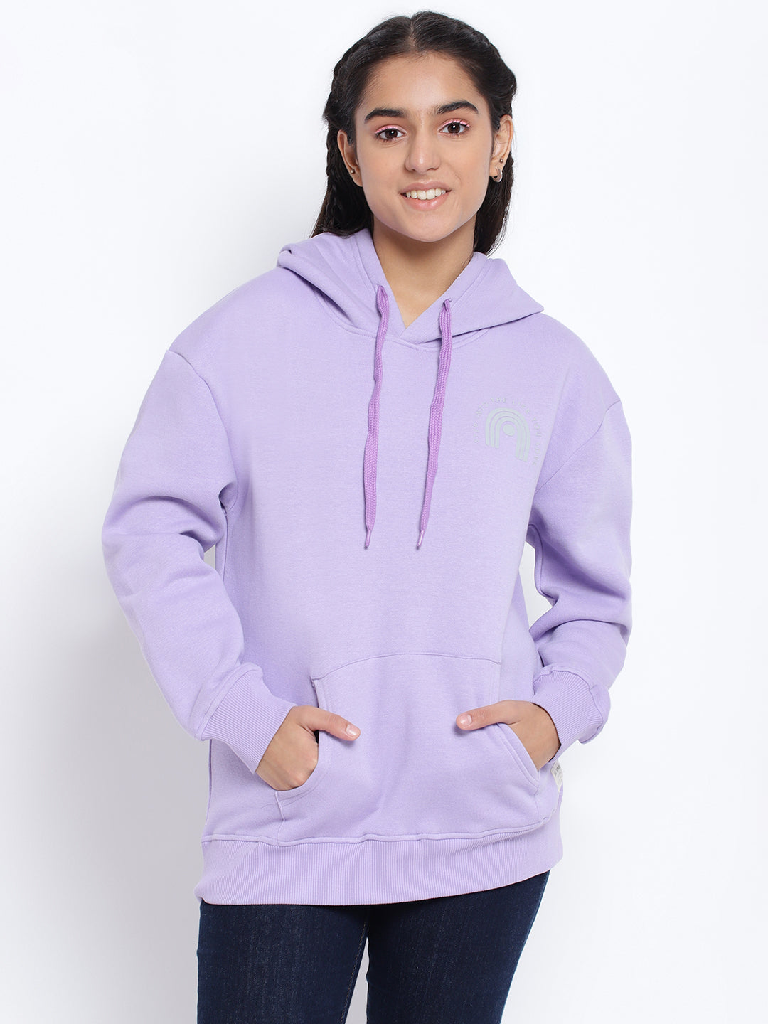 Lil Tomatoes Girls Cotton Fleece Sweatshirt