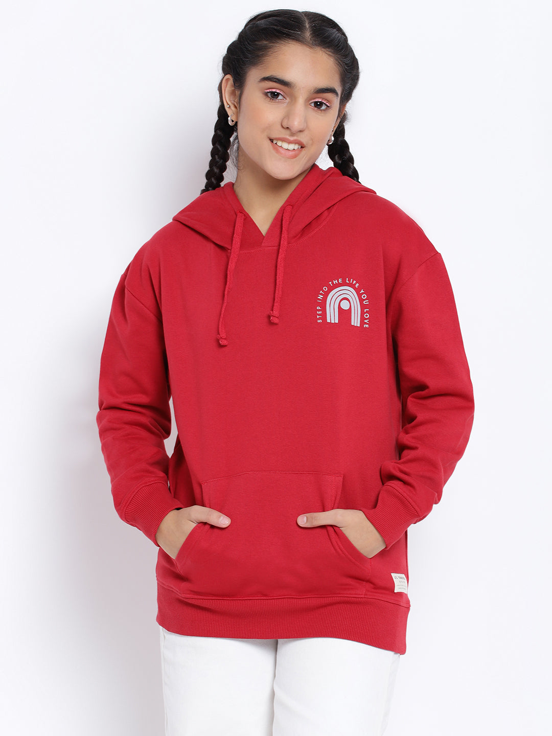 Lil Tomatoes Girls Cotton Fleece Sweatshirt