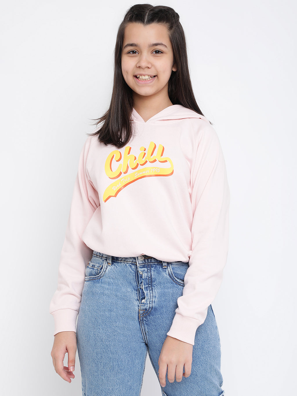 Lil Tomatoes Girls Cotton Fleece Sweatshirt