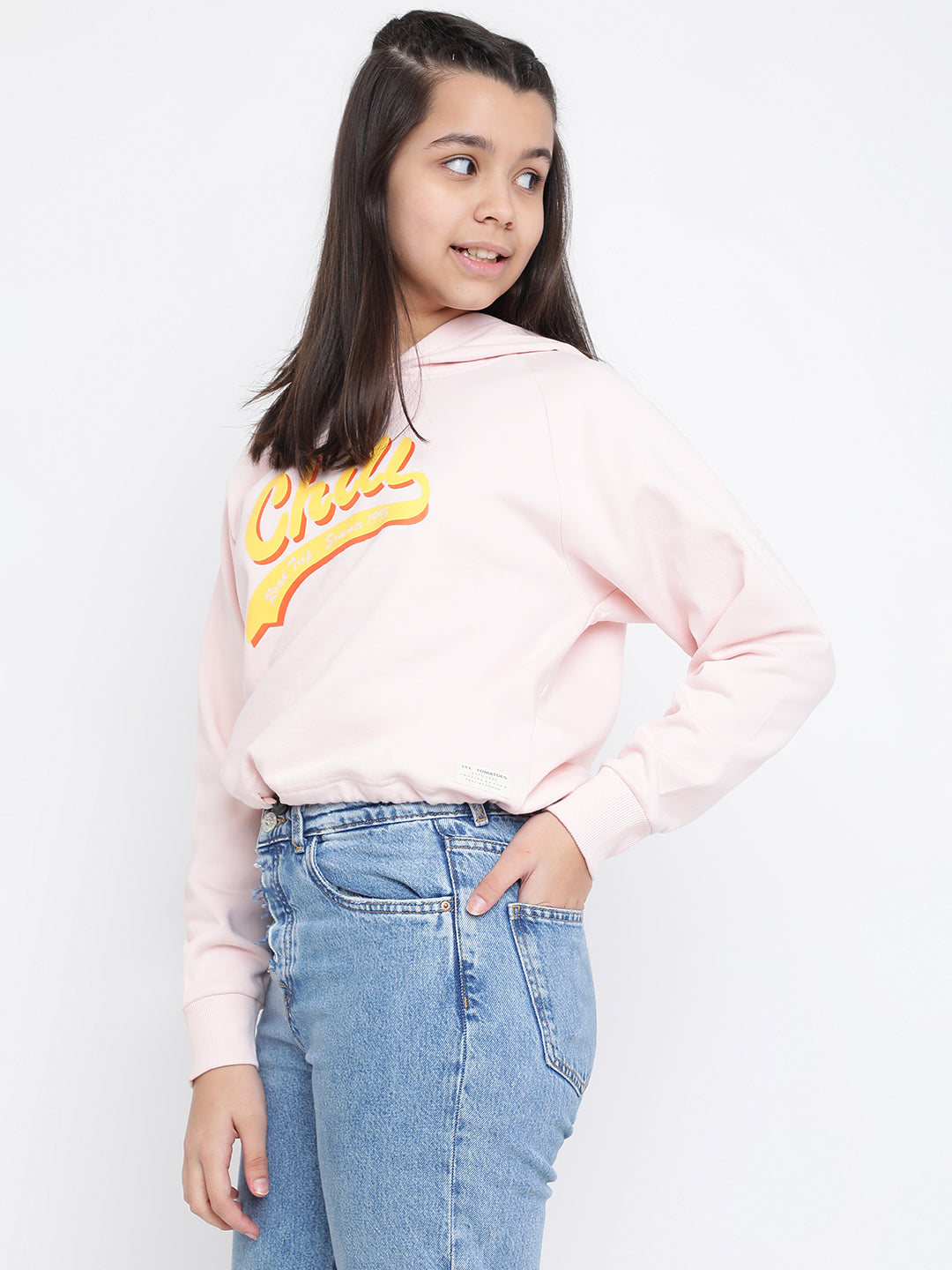 Lil Tomatoes Girls Cotton Fleece Sweatshirt