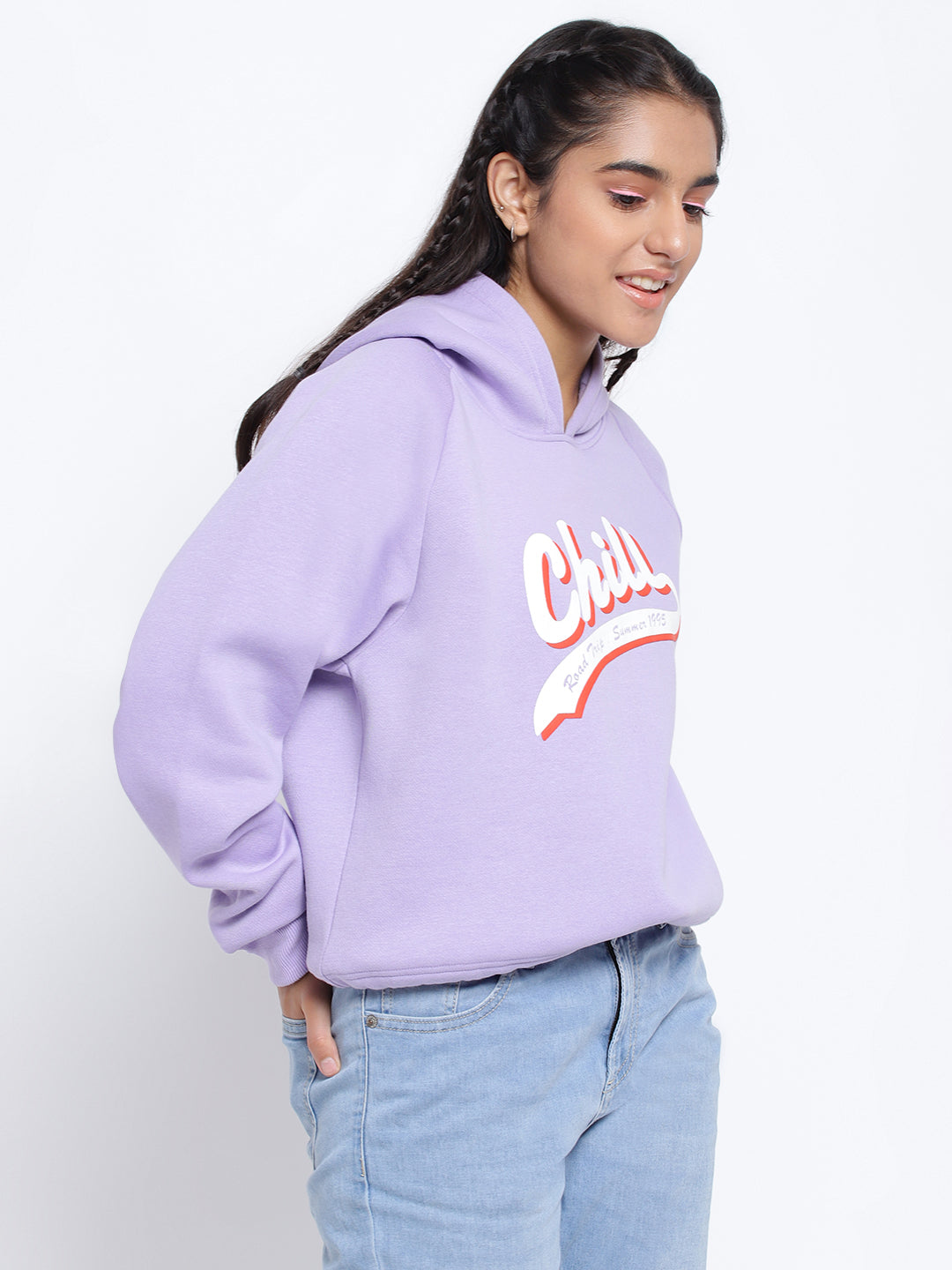 Lil Tomatoes Girls Cotton Fleece Sweatshirt