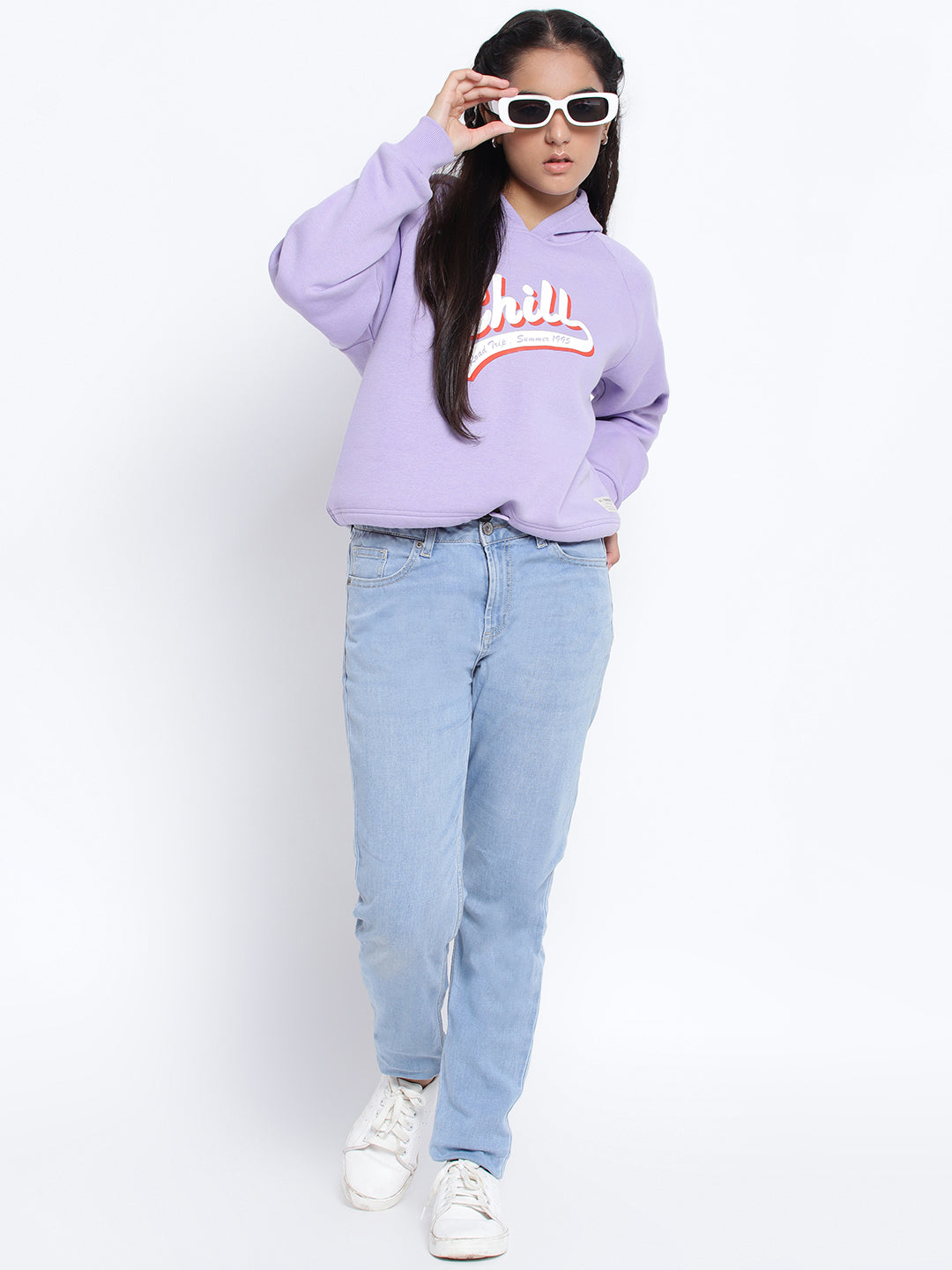 Lil Tomatoes Girls Cotton Fleece Sweatshirt