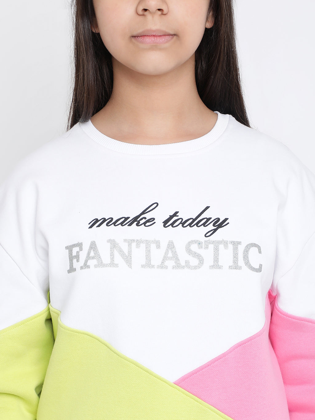 Lil Tomatoes Girls Cotton Fleece Sweatshirt