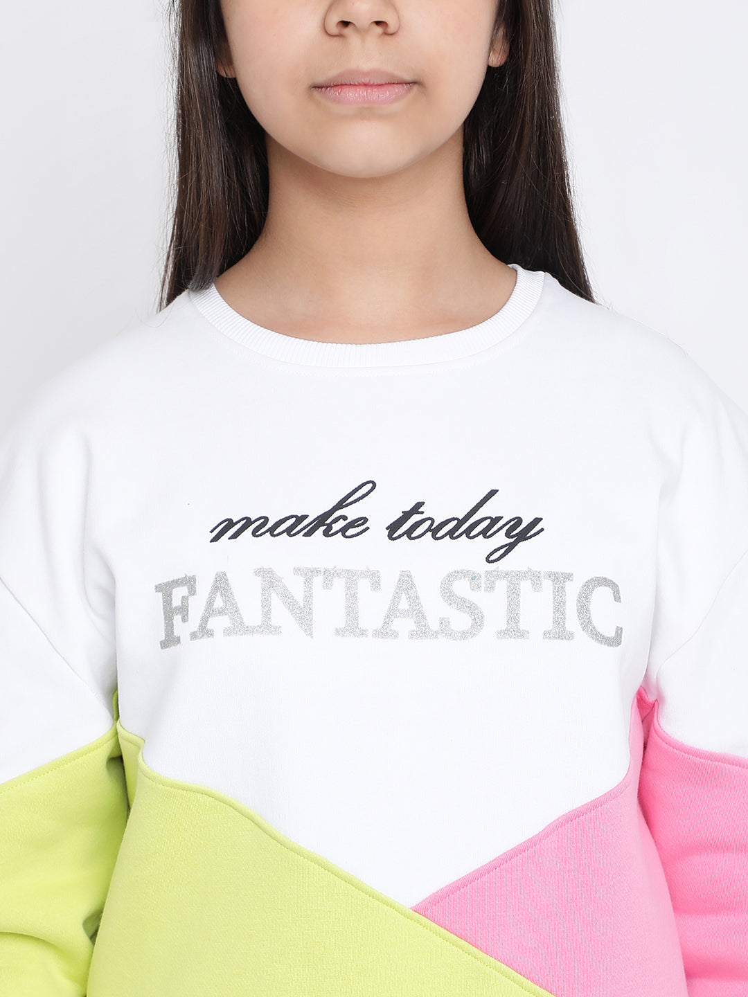 Lil Tomatoes Girls Cotton Fleece Sweatshirt