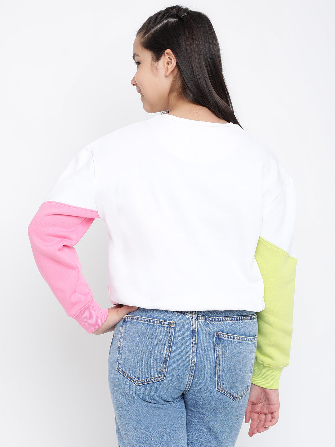 Lil Tomatoes Girls Cotton Fleece Sweatshirt