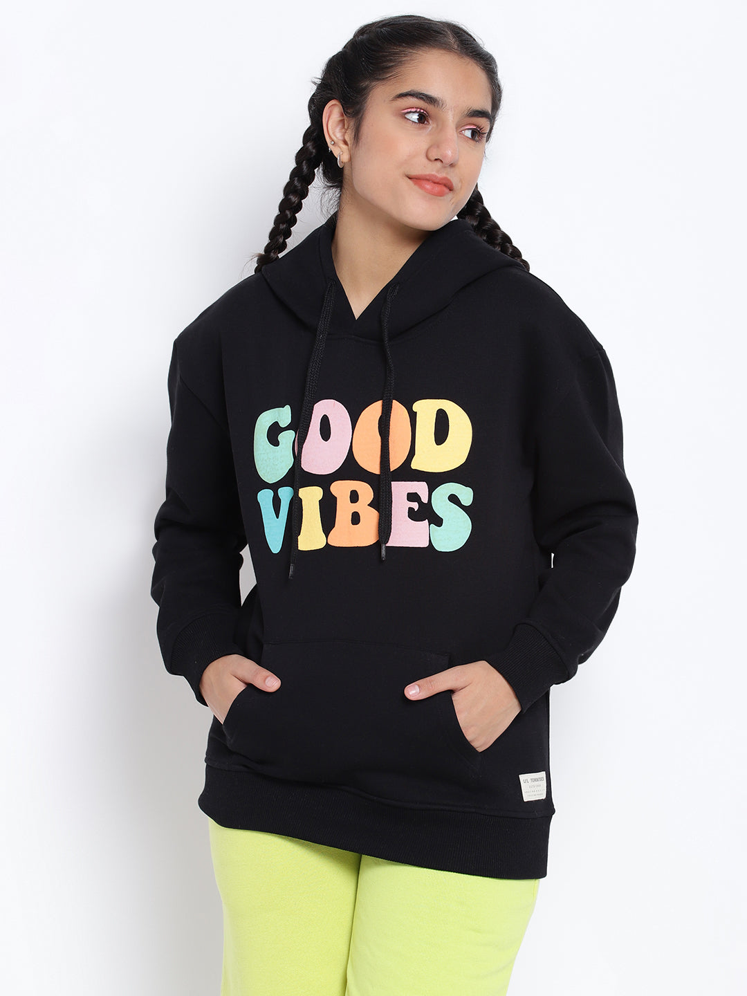Lil Tomatoes Girls Cotton Fleece Sweatshirt