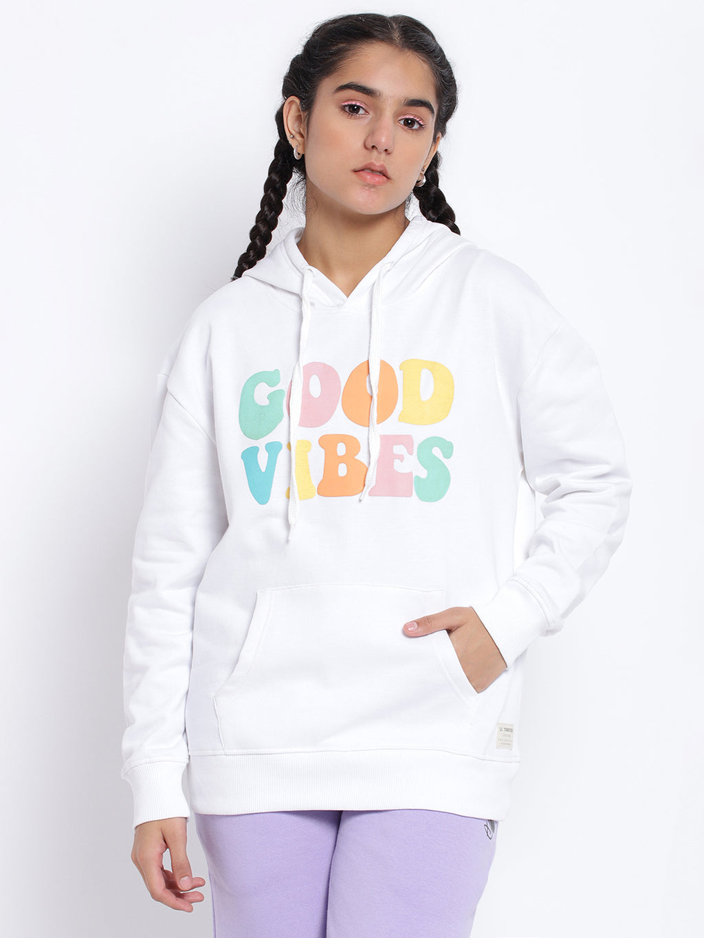Lil Tomatoes Girls Cotton Fleece Sweatshirt