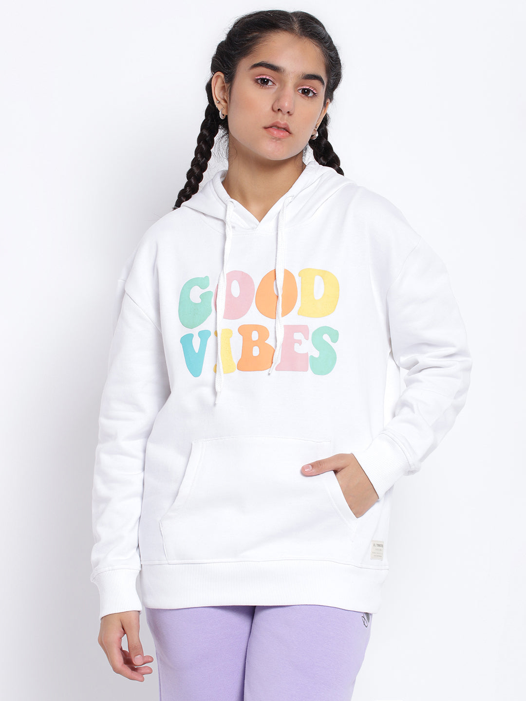 Lil Tomatoes Girls Cotton Fleece Sweatshirt