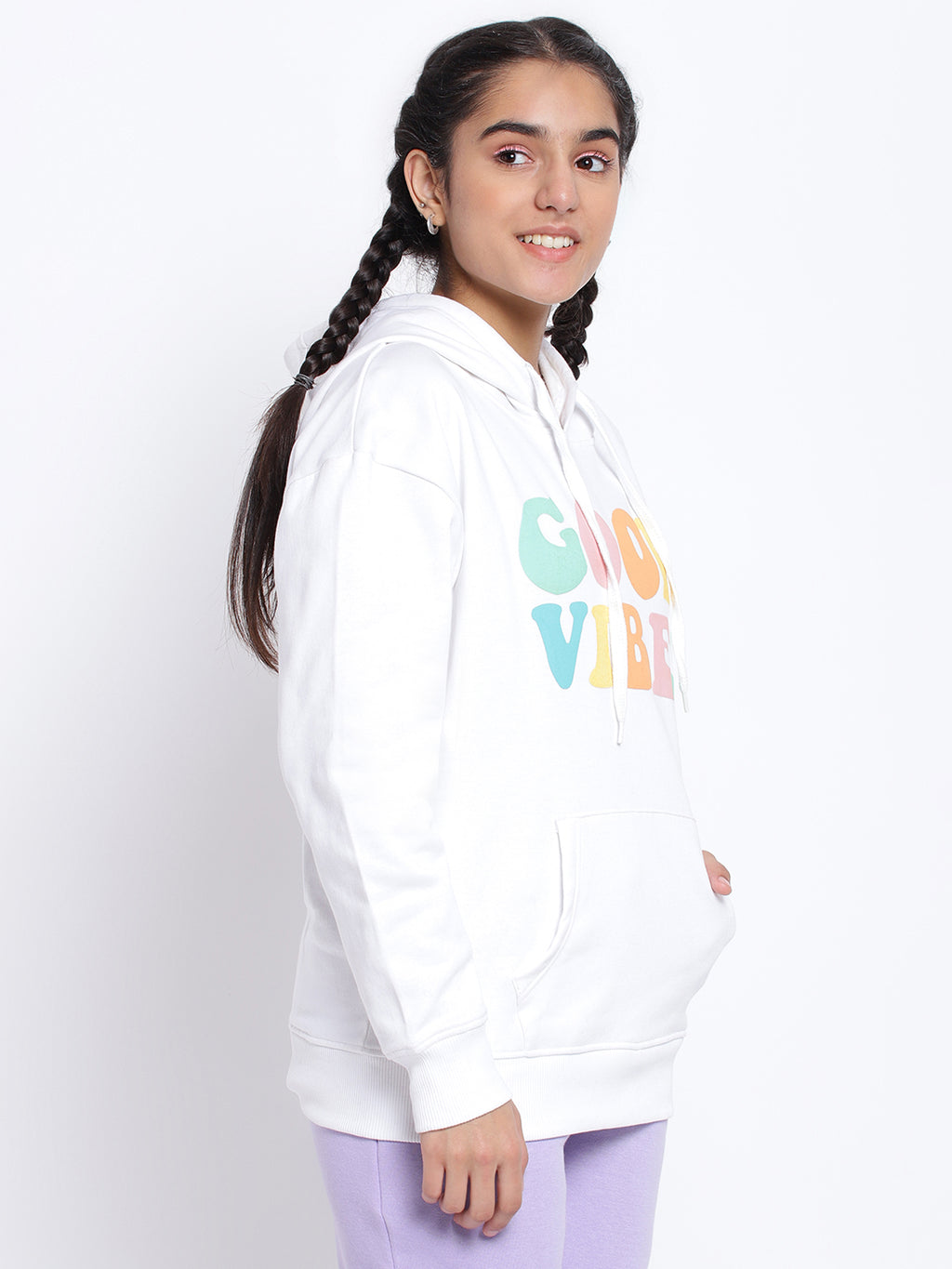 Lil Tomatoes Girls Cotton Fleece Sweatshirt