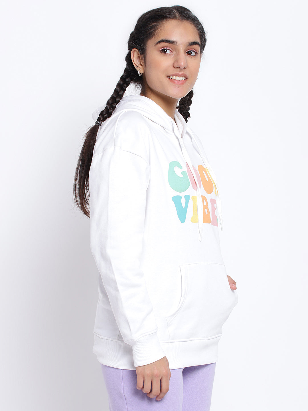 Lil Tomatoes Girls Cotton Fleece Sweatshirt