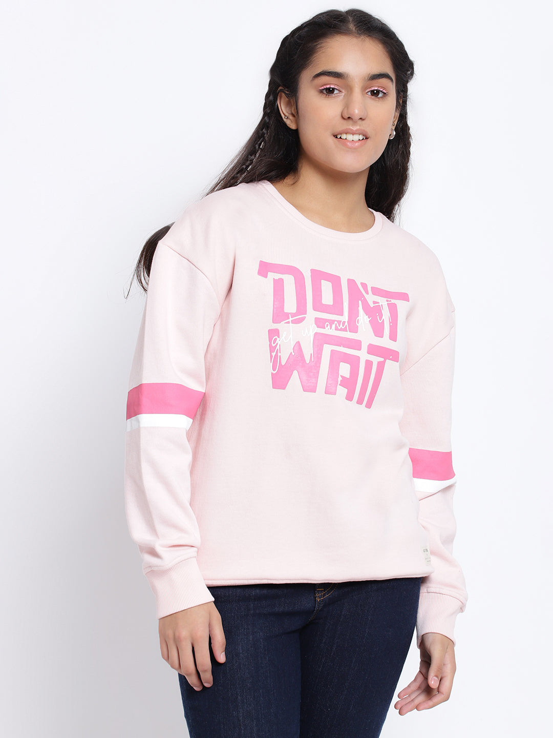 Lil Tomatoes Girls Cotton Fleece Sweatshirt