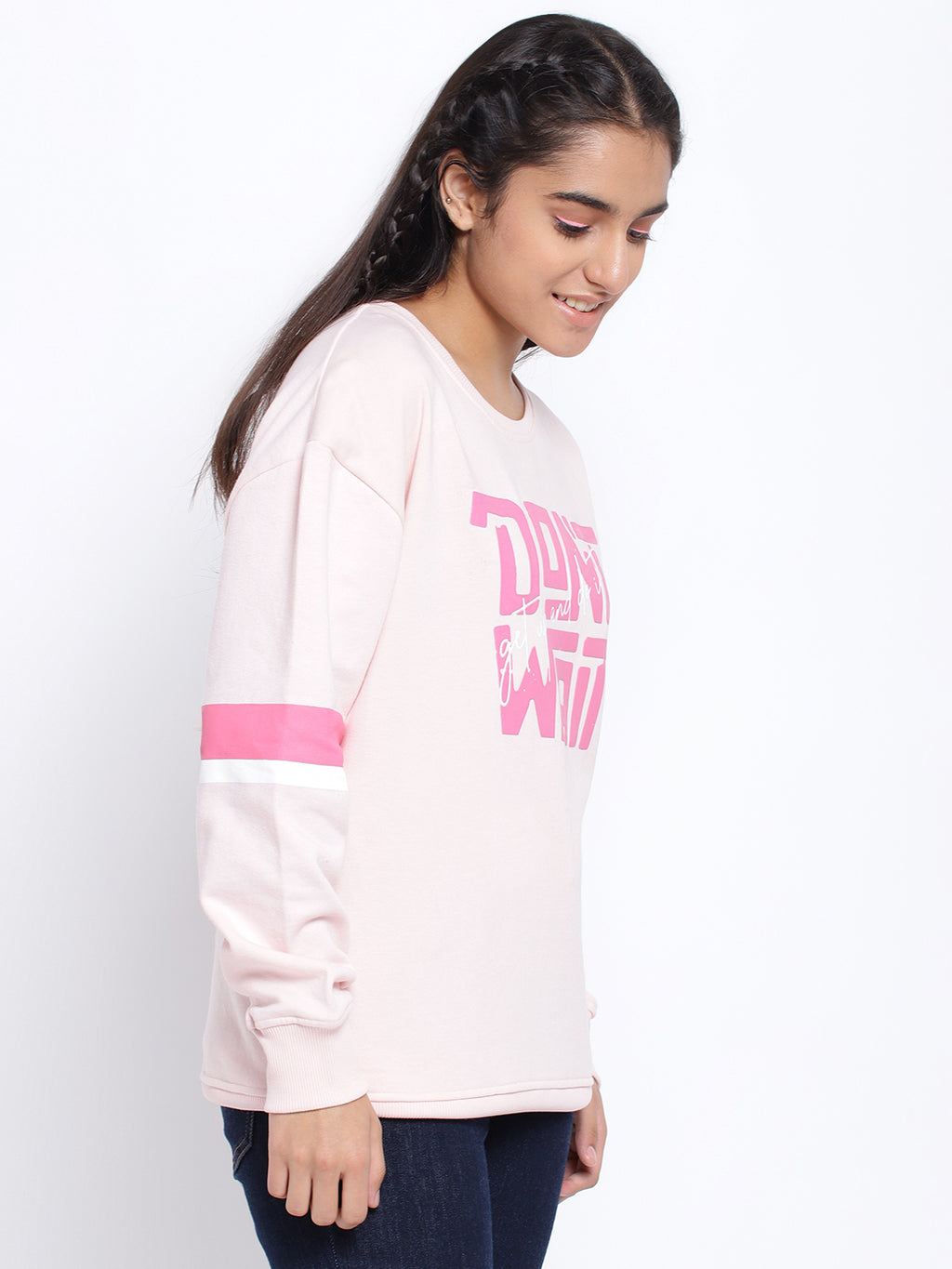 Lil Tomatoes Girls Cotton Fleece Sweatshirt
