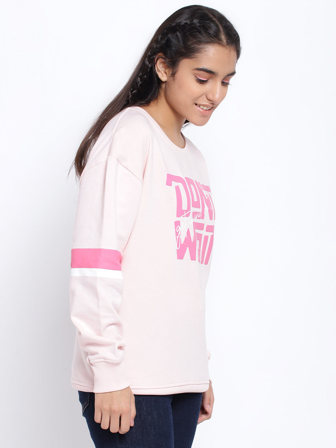 Lil Tomatoes Girls Cotton Fleece Sweatshirt