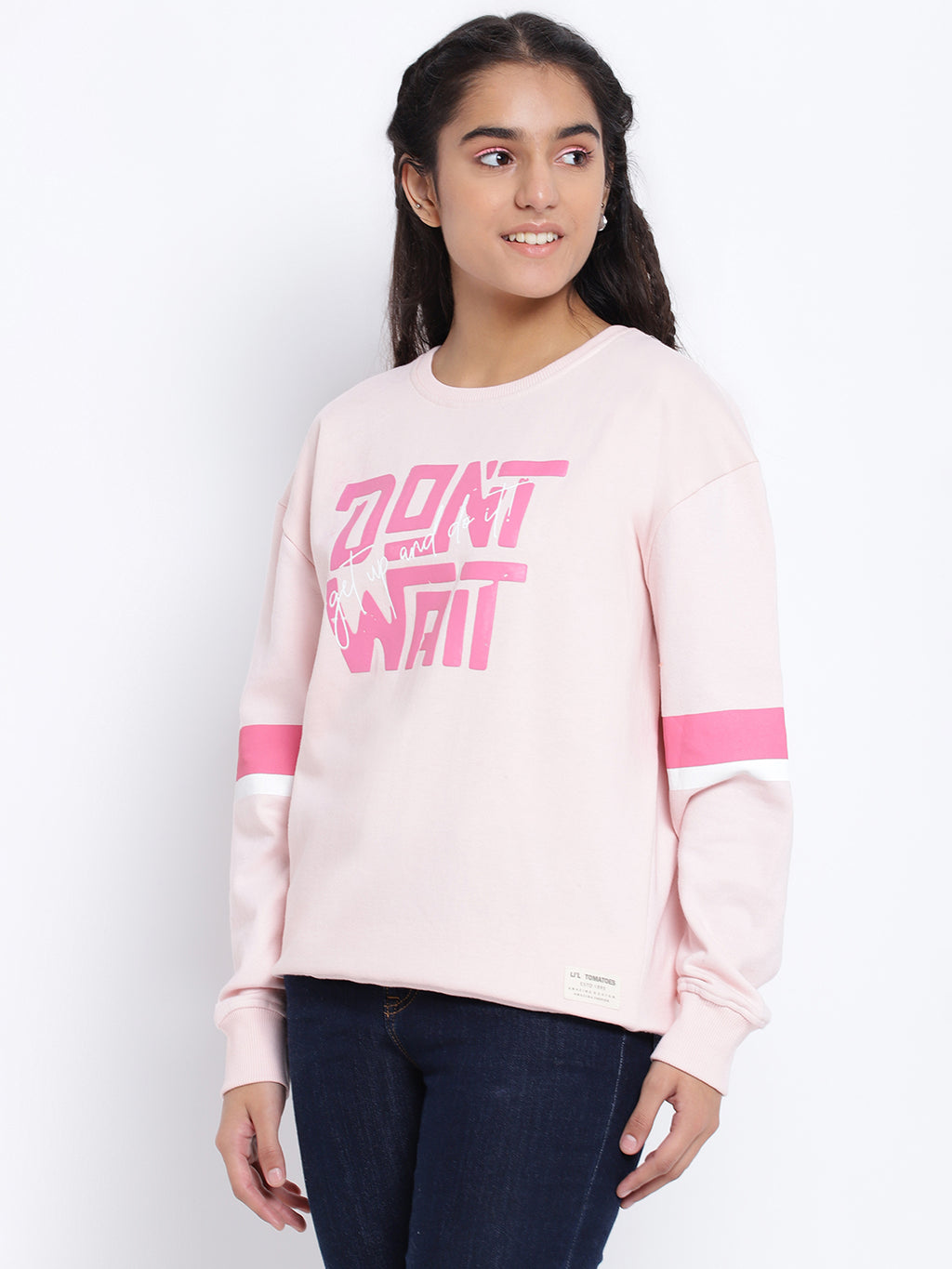 Lil Tomatoes Girls Cotton Fleece Sweatshirt