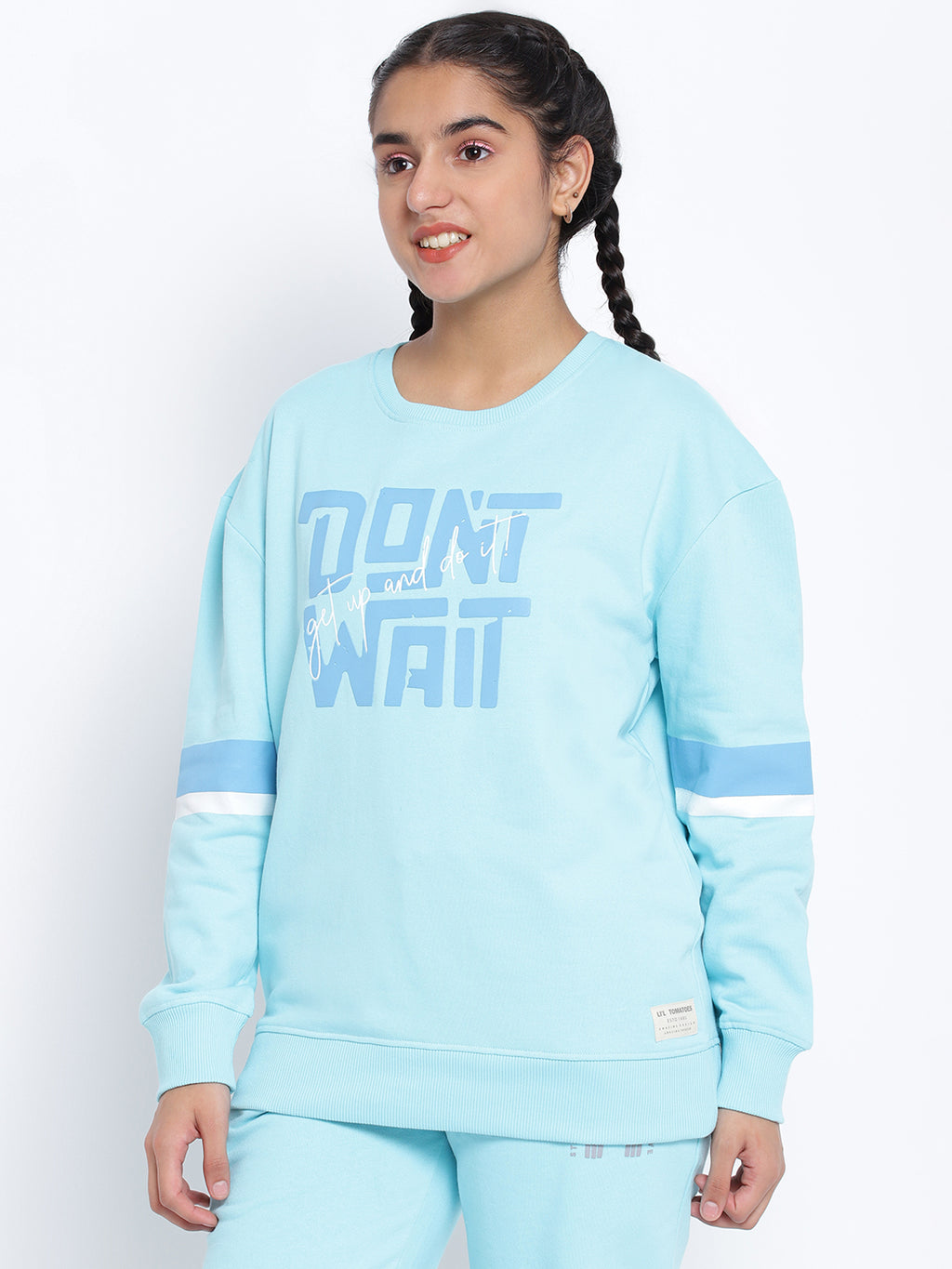 Lil Tomatoes Girls Cotton Fleece Sweatshirt