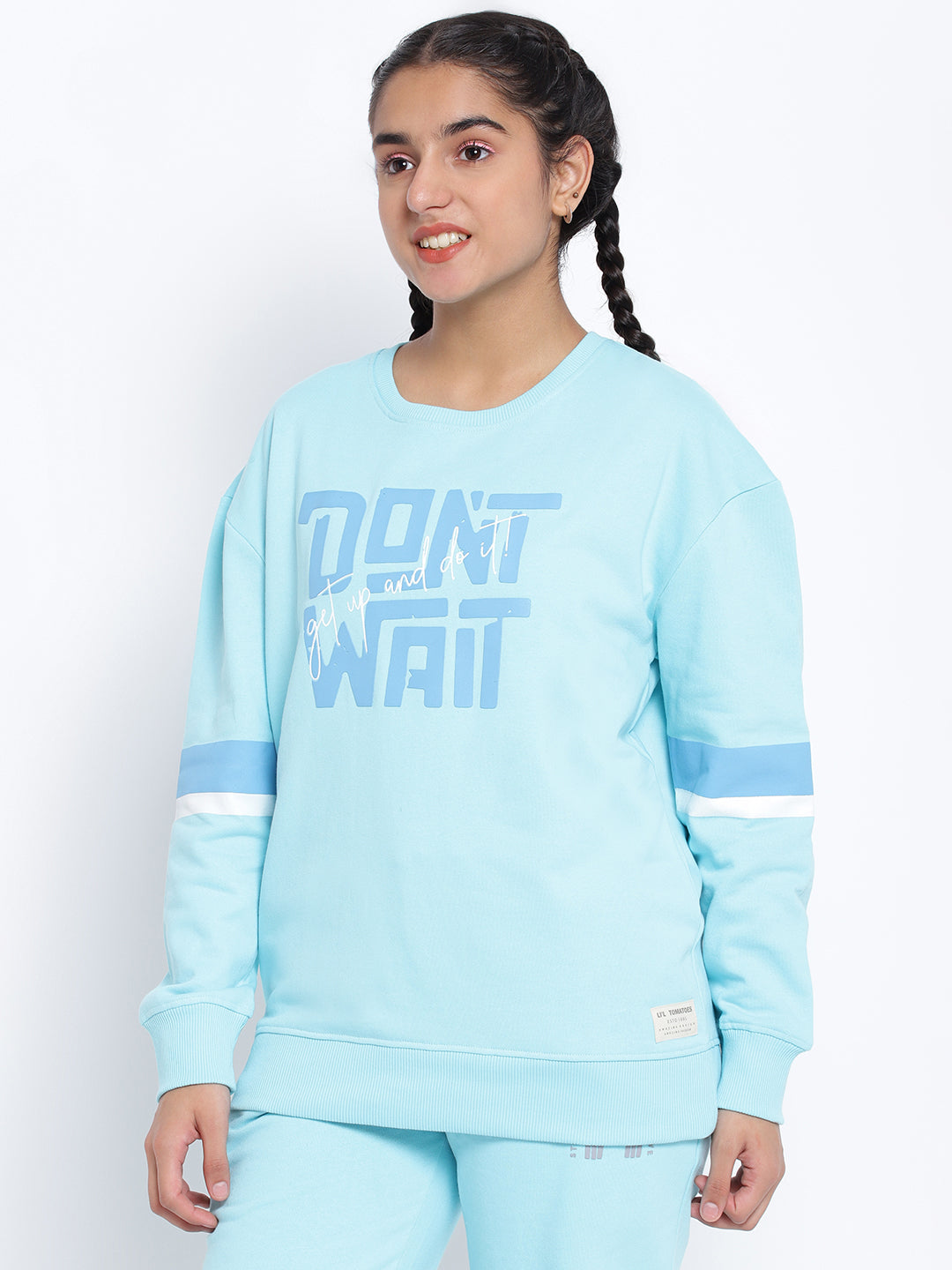 Lil Tomatoes Girls Cotton Fleece Sweatshirt