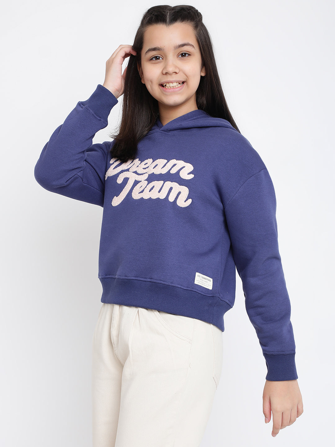 Lil Tomatoes Girls Cotton Fleece Sweatshirt