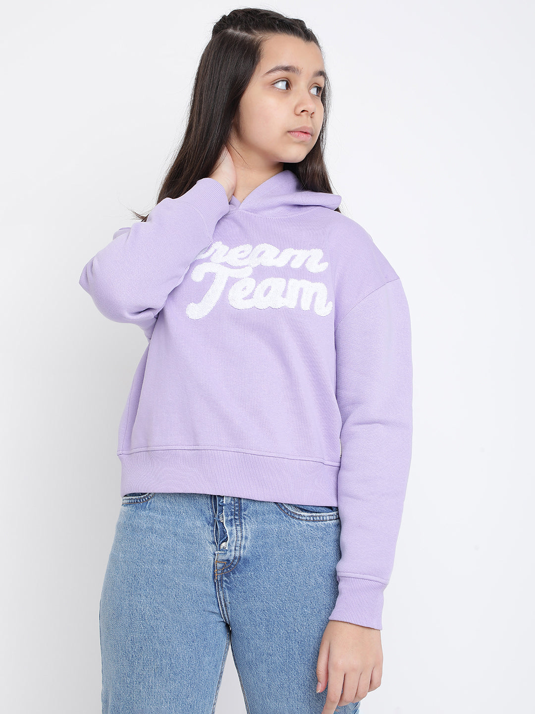 Lil Tomatoes Girls Cotton Fleece Sweatshirt