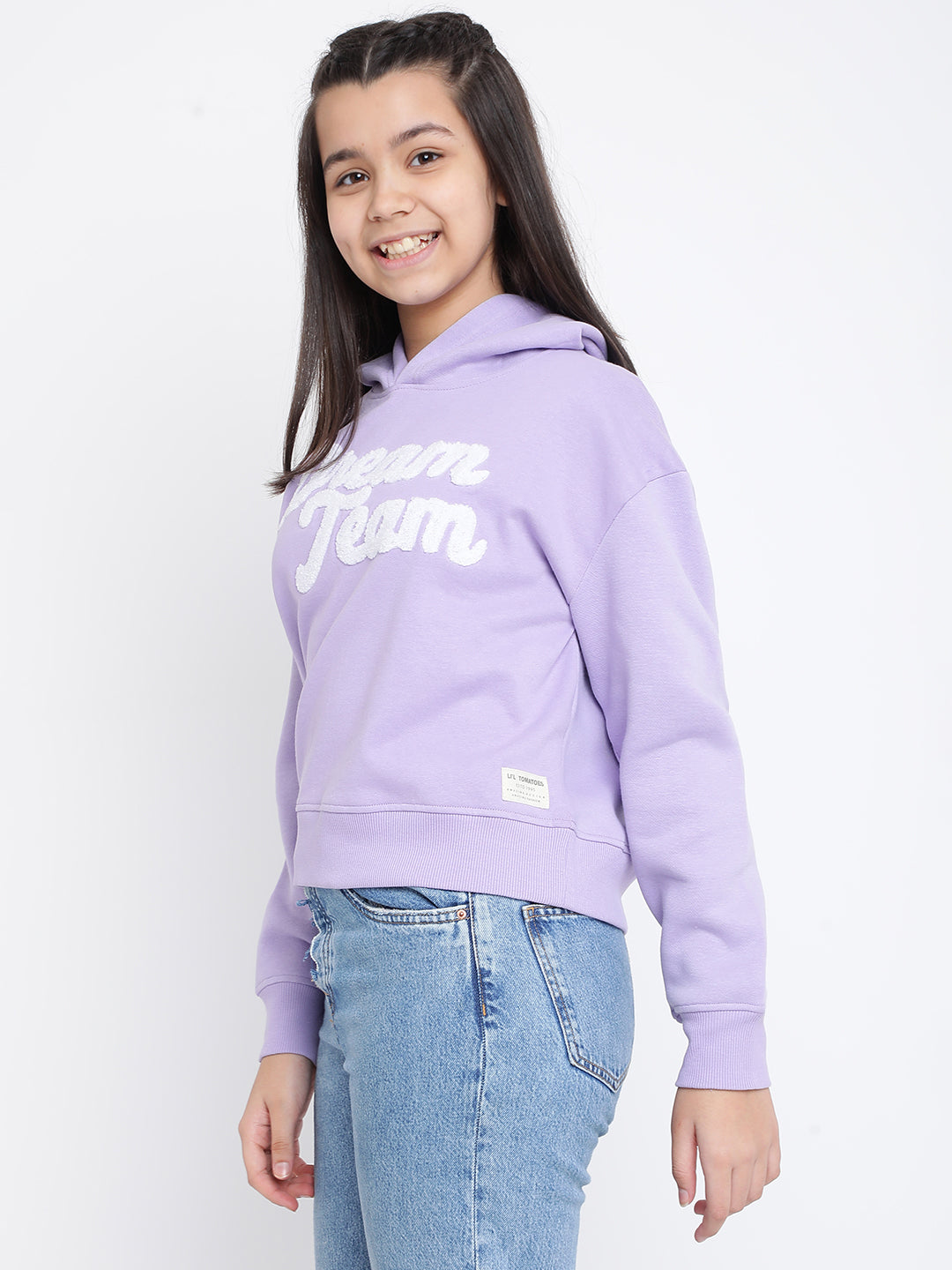 Lil Tomatoes Girls Cotton Fleece Sweatshirt