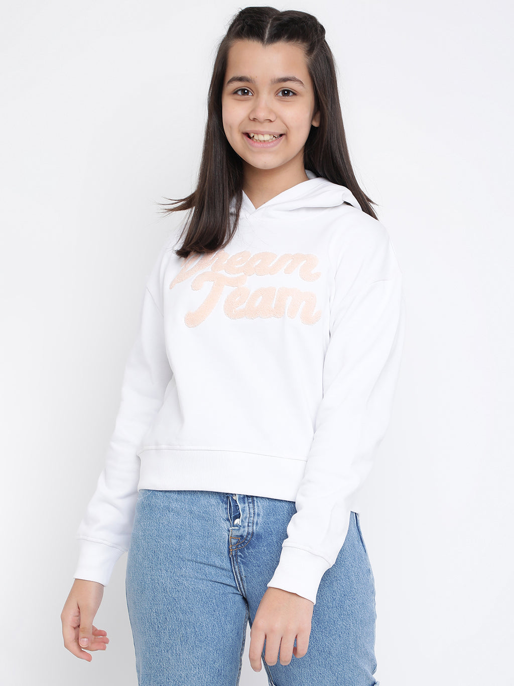 Lil Tomatoes Girls Cotton Fleece Sweatshirt