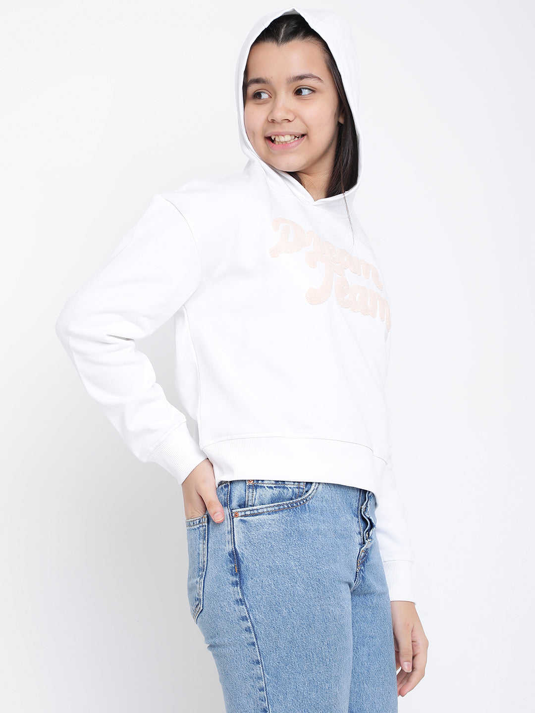 Lil Tomatoes Girls Cotton Fleece Sweatshirt