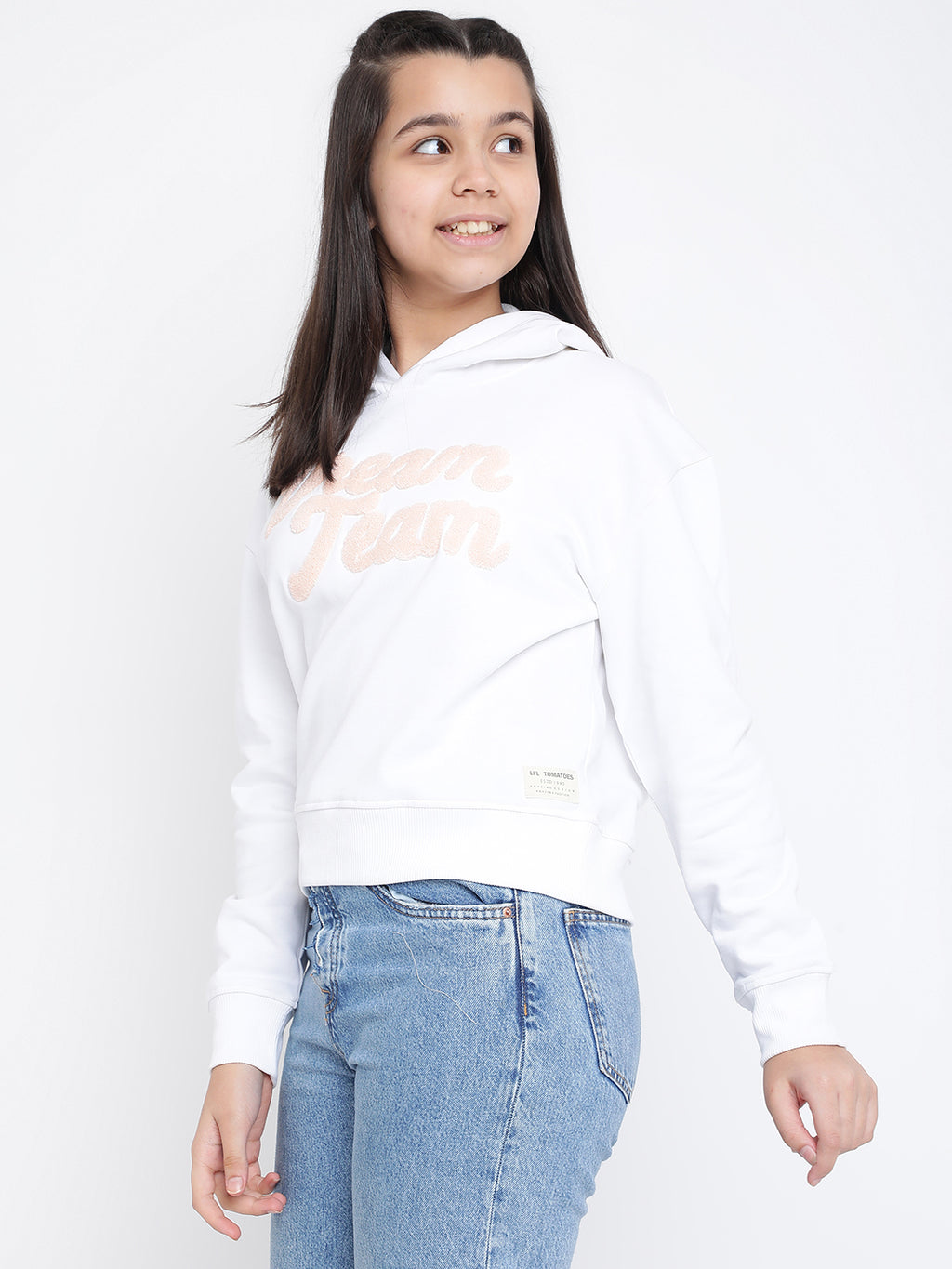 Lil Tomatoes Girls Cotton Fleece Sweatshirt