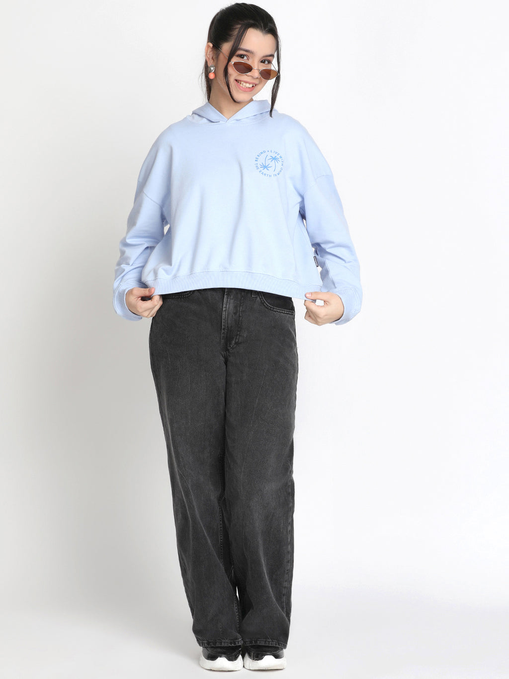 Lil Tomatoes Girls Light Weight Cotton Looper Sweatshirt