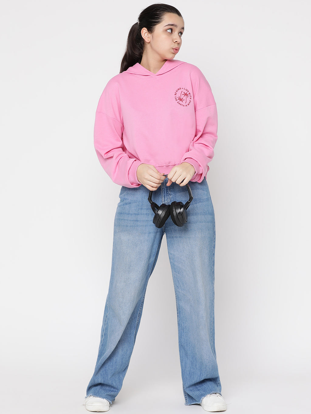 Lil Tomatoes Girls Light Weight Cotton Looper Sweatshirt