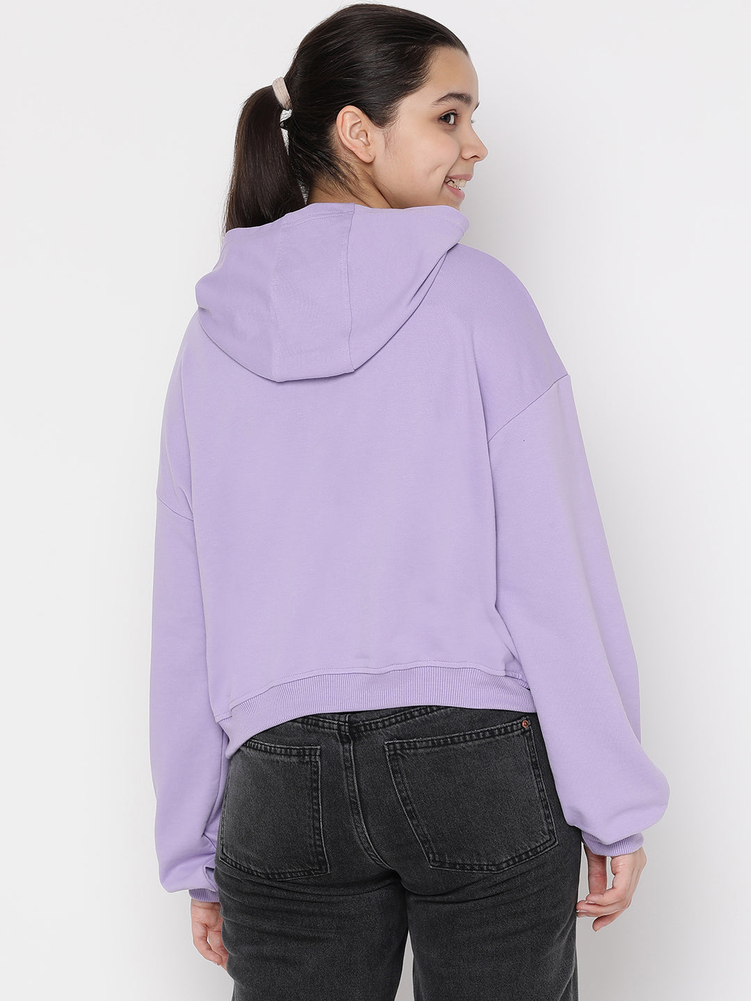 Lil Tomatoes Girls Light Weight Cotton Looper Sweatshirt