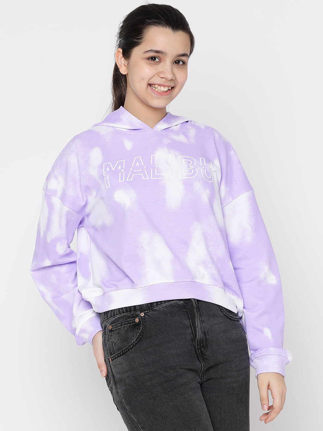 Lil Tomatoes Girls Light Weight Cotton Looper Sweatshirt