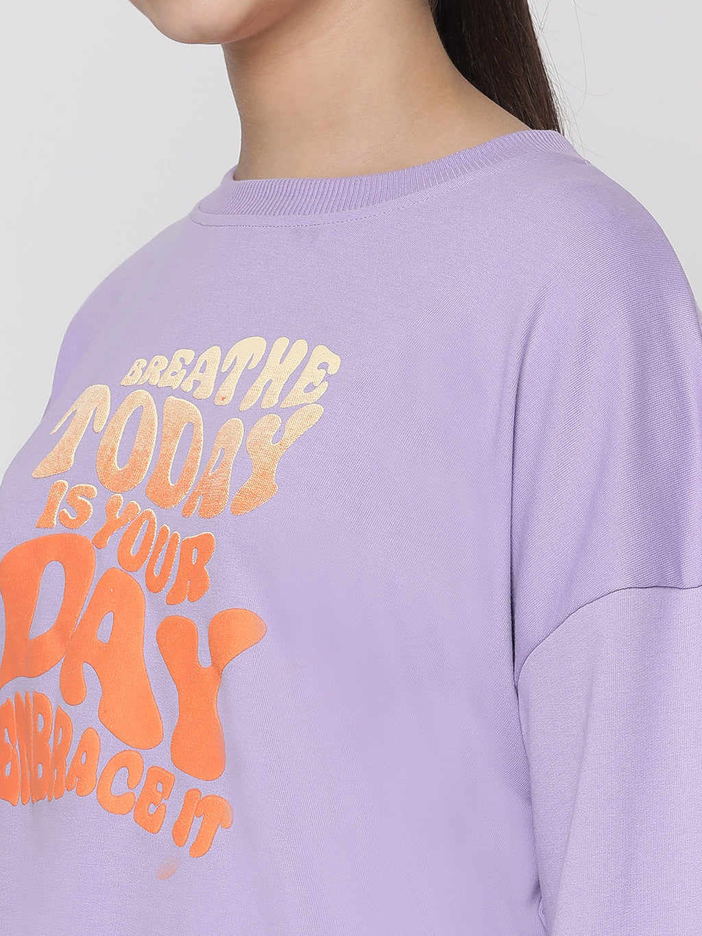 Lil Tomatoes Girls Light Weight Cotton Looper Sweatshirt