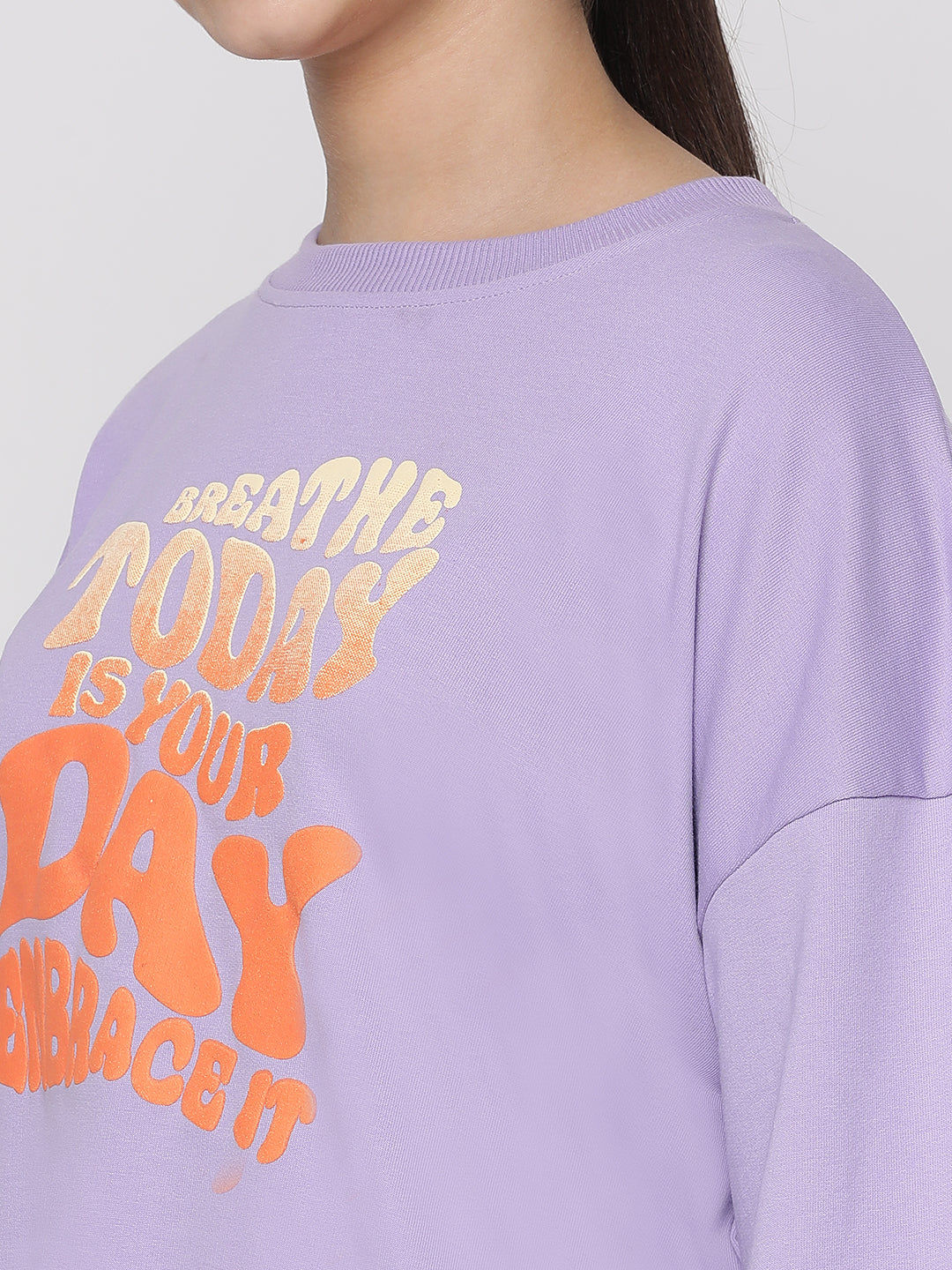 Lil Tomatoes Girls Light Weight Cotton Looper Sweatshirt