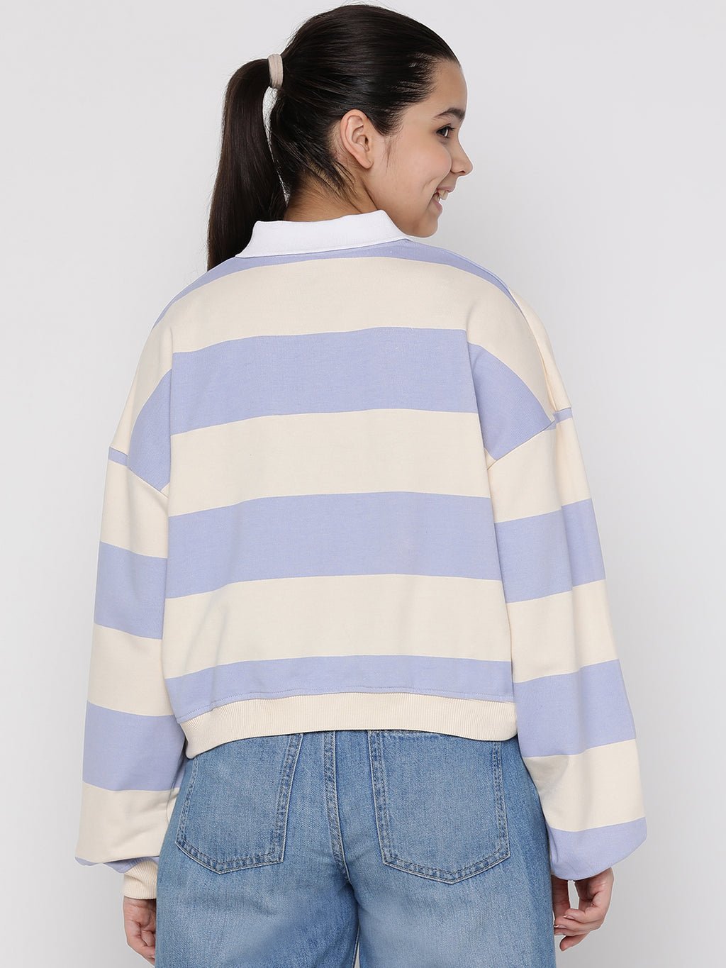 Lil Tomatoes Girls Light Weight Cotton Looper Sweatshirt