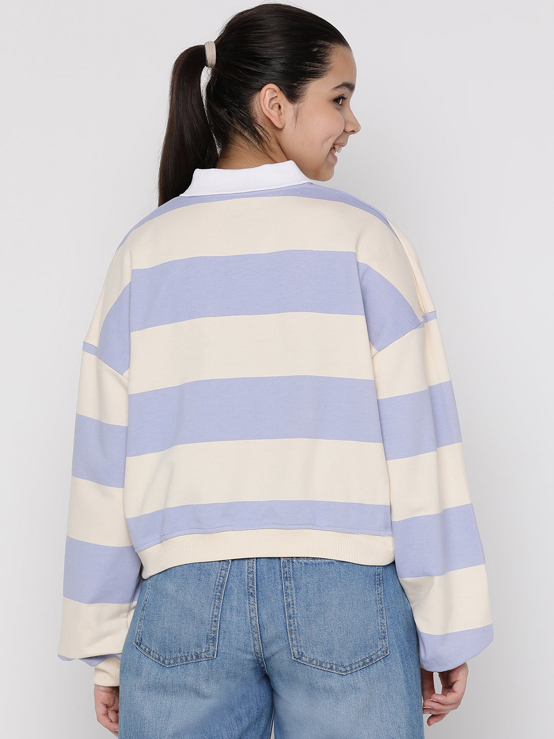 Lil Tomatoes Girls Light Weight Cotton Looper Sweatshirt