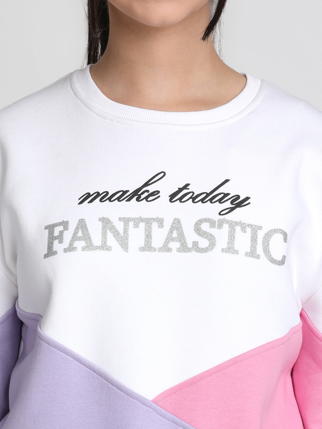 Lil Tomatoes Girls Heavy Weight Cotton Fleece Sweatshirt