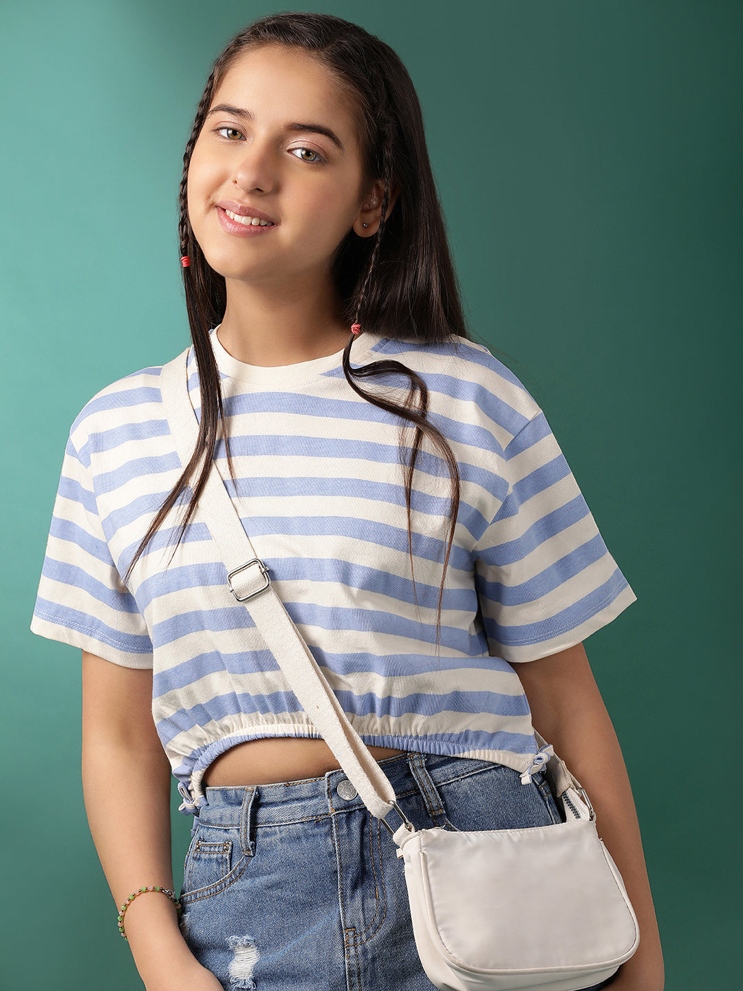 Lil Tomatoes Girls Cotton Crop Top