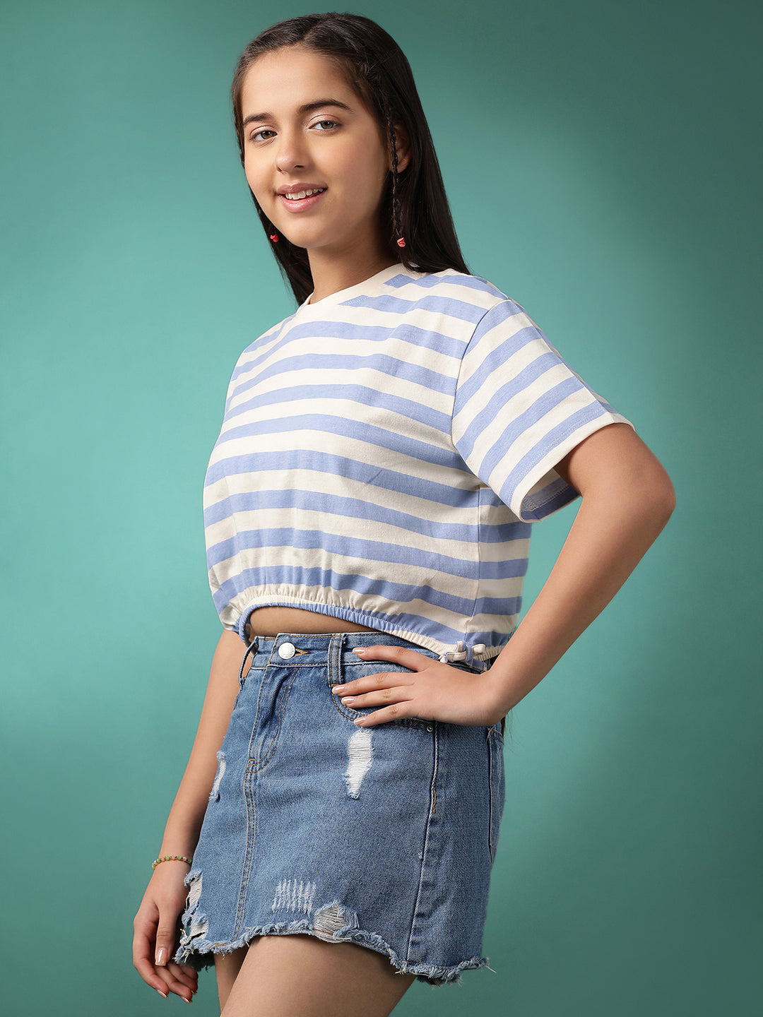 Lil Tomatoes Girls Cotton Crop Top