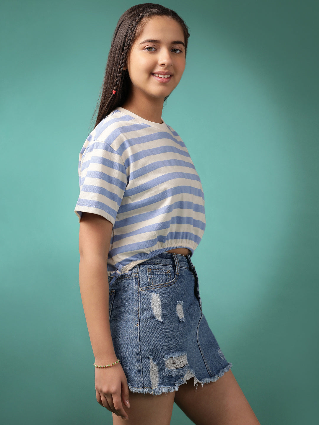 Lil Tomatoes Girls Cotton Crop Top
