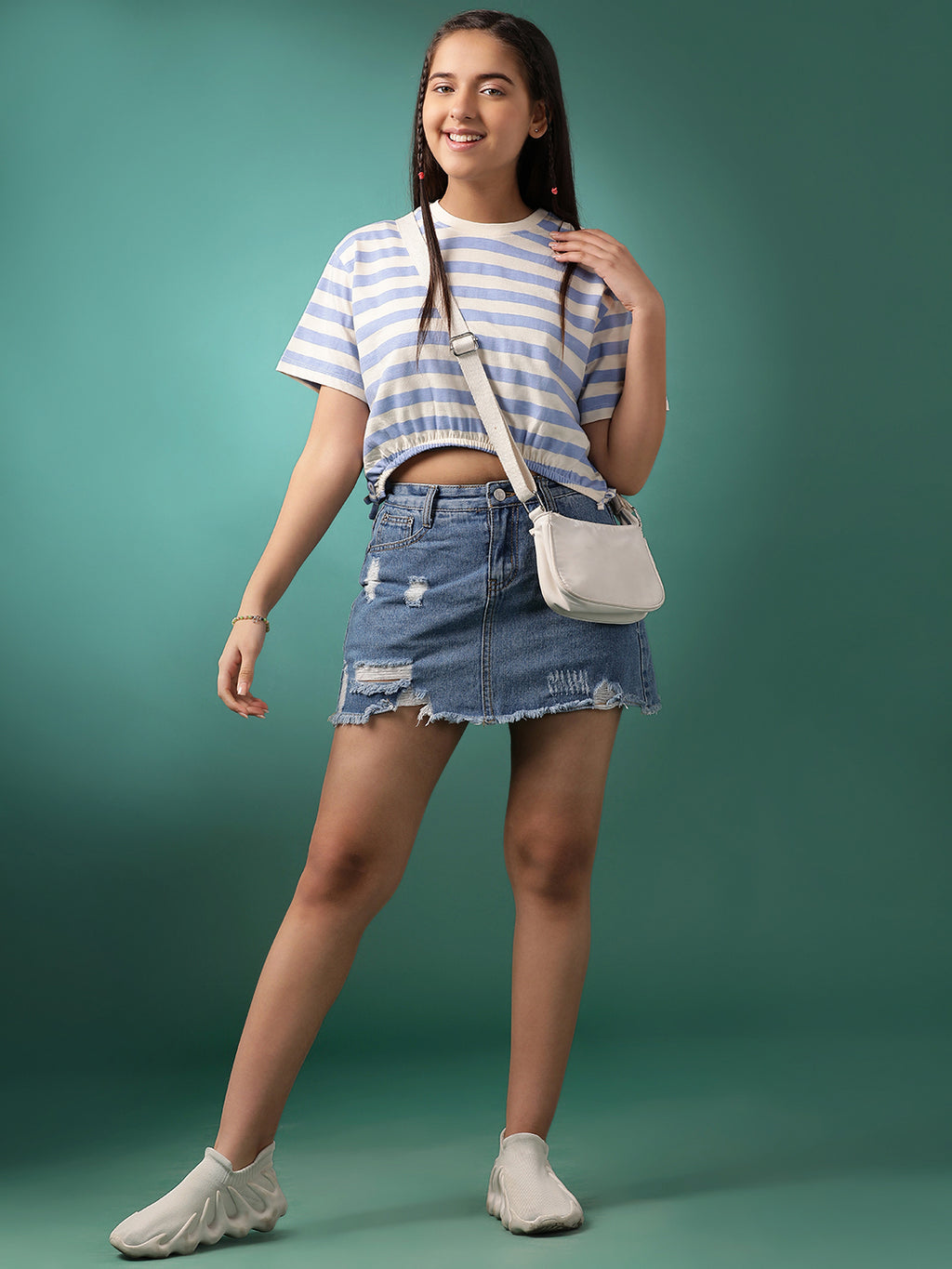Lil Tomatoes Girls Cotton Crop Top