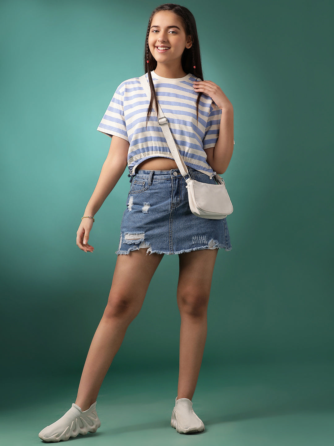 Lil Tomatoes Girls Cotton Crop Top